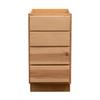 Quicklock RTA (Ready-to-Assemble) | Base Kitchen Cabinets - Shaker Style | Made in America (Raw Hickory, 24" Wx34.5 Hx24 D 4 Drawer) view 2