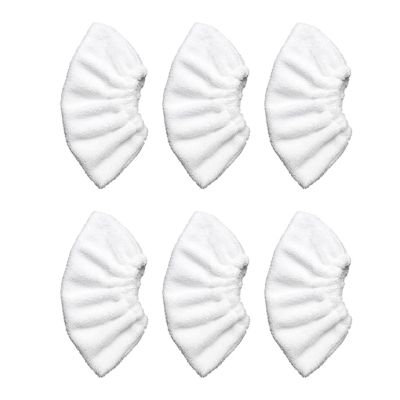 KAISUPJX Cleaner Spare Parts Steam Replace Accessories Mop Cloth Cleaning Pad Cloth Cover Rags MopCompatible for Karcher EasyFix SC2 SC3 SC4 SC5 (Color : Mop 6pcs), mei0203jb