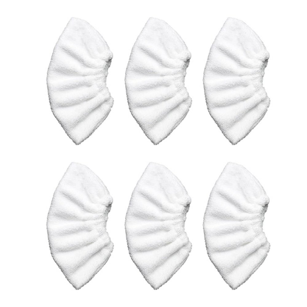 KAISUPJX Cleaner Spare Parts Steam Replace Accessories Mop Cloth Cleaning Pad Cloth Cover Rags MopCompatible for Karcher EasyFix SC2 SC3 SC4 SC5 (Color : Mop 6pcs), mei0203jb