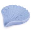 ZAWUU Bathroom Accessory Sets 3PCS Resin Ocean Animals Themed Look Dresser Countertop Accessory Set with Lotion Dispenser Soap Pump, Water Cup or Toothbrush Holder (Shell Soap Dish - Blue) view 3