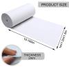 Wedding Aisle Runner White Event Carpet, 10m 20m 30m Runway Rug 2mm Thickness Polyester Non-Slip Walkway Runners Rug for Weddings Party Church Decorations (Size : 1x20m) view 2