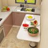 Wall-Mounted Drop-Leaf Folding Table, Floating Desk for Small Spaces, Hanging Desk for Kitchen/Laundry Room/Restaurant/Bedroom (Size : 40x30cm(16x12inch)) view 4