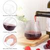 24 Pack Plastic Ribbed Wine Glasses, 14oz Stemless Disposable Wine Cups, Cute Clear Unbreakable Outdoor Cocktail Glasses, Heavy Duty Reusable Plastic Drinking Cup for Party Wedding Mimosa Bar view 3