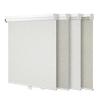 Boolegon Roller Shades for Windows Blackout Cordless Roller Blinds UV Protection Free-Stop Heat Insulation Energy Saving Shades for Door Office, Easy to Install, Light Beige, 32" W x 64" H view 1