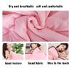 LPFKYT Ice Blanket for All-Season Lightweight - Summer Cooler Quilt for Hot Sleepers and Night Sweats, Ice Blanket for All-Season, Ice Blankets for Hot Sleepers (Rose, 55.11 * 78.74in) view 4