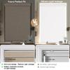 BERISSA 100 Blackout Roller Shades for Windows Cordless Roller Blinds with Cassette Valance Cut to Size Free-Stop Thermal Insulated Windows Shades for Bedroom, Home Office,Light Brown,78" W x 48" H view 4