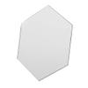 12PCS Mirror Wall Stickers Mirror Wall Decals DIY Removable 3D Geometric Mirror Art Setting Wall Decor for Bedroom Living Room Office Kitchen Home Decoration (Silver) view 2
