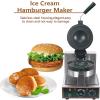 1300W Electric Burger Waffle Maker, Ice Cream Burger Maker, Sandwich Maker Ice Cream Brioche Hamburger Maker, for Bakeries, Restaurants,Single Head view 4
