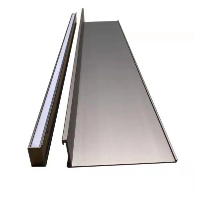 Metal Wall Mounted Display Stands, Floating Display Shelf with Built-in Illuminated LED Light and Transformer, Lighted Display Stand for Entrance Living Room Bedroom Bathroom (Color : Grey, Size : 8
