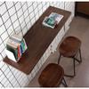 Industrial Rustic Wall-Mounted Table, Drop Leaf Solid Wood Table, Floating Desk for Laundry Room/Bar/Home/Office/Small Space (Size : 120x40cm(47x16inch)) view 3