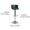 HEAIQI Bar Chair Bar Stools Leisure Bar Chair Swivel Bar Chair Modern Minimalist Wrought Iron Stool Adjustable Height with Backrest Bar Stool Office Chair Kitchen Chair (Color : D) view 2