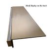Aluminum Alloy Double-Sided Light-Emitting Shelves, Wall Hanging Creative Bookshelf Floating Wall Mounted Display Shelves Built-in Illuminated LED Light and Transformer Easy to Install view 4