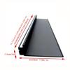 1pcs Floating Display Shelf with Built-in Illuminated LED Light and Transformer, Aluminium Alloy Wall Mounted Light-Emitting Bookshelf, Versatile Display Shelf (Color : Black, Size : 120x23x7.5cm) view 2
