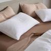 HomeLoft Basics White Waffle Duvet Cover Set, Cotton Bedding Cover, Waffle Quilt Cover, Waffle Bedding Set, Comforter Cotton Duvet Cover, Single, Double, King, Queen Duvet Cover Set (Twin XL 59X102) view 3