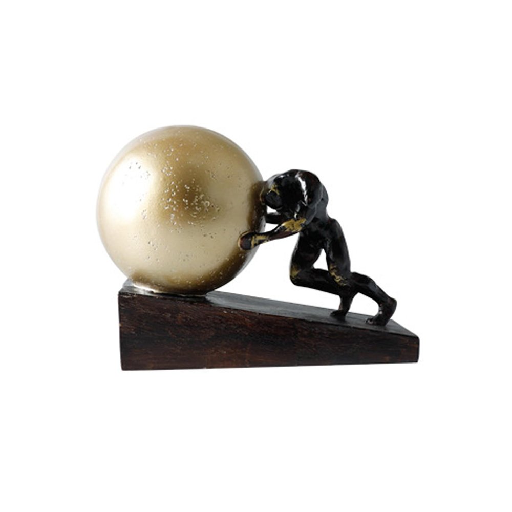 AOPPLSOT Spheres Deco, Modern Abstract Art Sculpture Deco, for Office, Table Decoration, Bedroom, Flat, Home Deco, Living Room Deco Items,Ball Big
