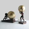 AOPPLSOT Spheres Deco, Modern Abstract Art Sculpture Deco, for Office, Table Decoration, Bedroom, Flat, Home Deco, Living Room Deco Items,Ball Big view 2