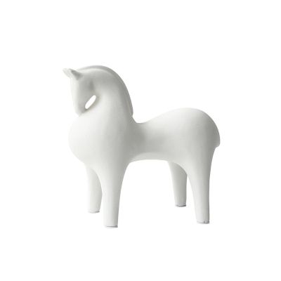 AOPPLSOT Horse Deco Statue, Modern Deco Horse Sculpture, Abstract Art Horse Sculpture, for Decoration Living Room, Bedroom, Apartment, Windowsill, Home Items,Animal Small