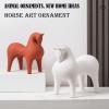 AOPPLSOT Horse Deco Statue, Modern Deco Horse Sculpture, Abstract Art Horse Sculpture, for Decoration Living Room, Bedroom, Apartment, Windowsill, Home Items,Animal Small view 2
