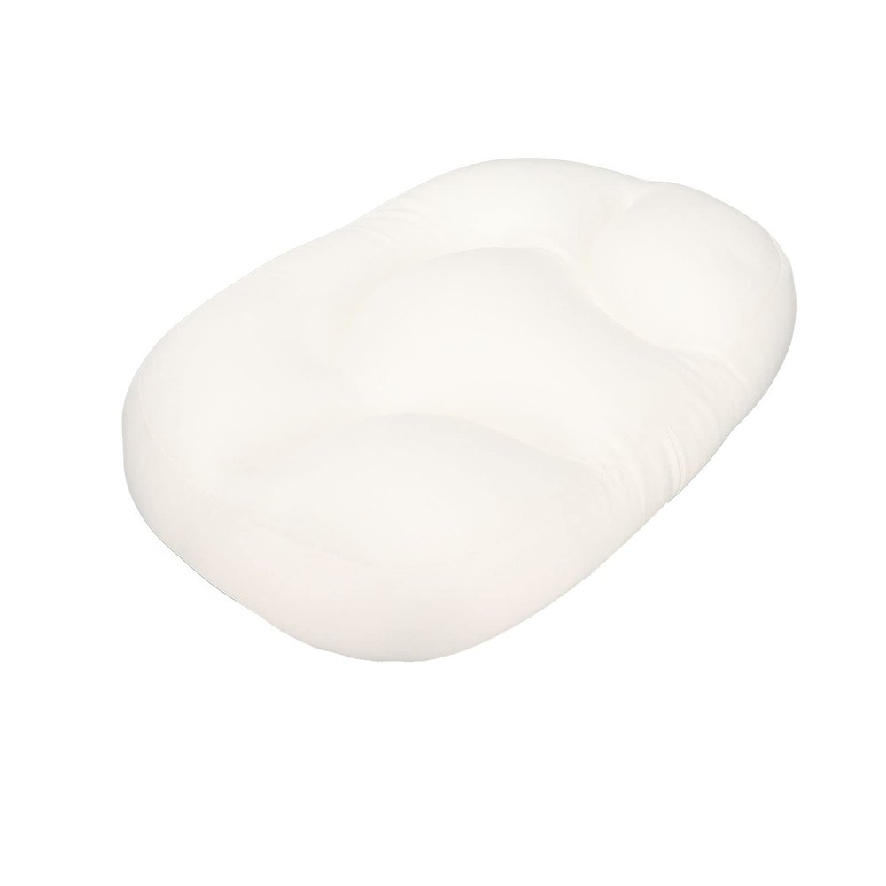 YLSZHYR Men Women Office Sleep Pillow Portable Office Ergonomic Neck Support Egg Shaped Pillow White Side Sleeping Pillow for Side Sleeper Students nap Pillow Side Sleeping Pillow