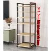 8-Tier Movable Media Stand Audio/Video Rack CD Player Stand Stereo Component Cabinet Multi-Function Open Storage Rack with Height Adjustable Wooden Shelf for Home/Office/Theater ( Size : 60x40x161cm ) view 3