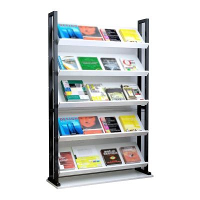 LVLDAWA Floor-Standing Magazine Rack, Office Magazine Rack Publicity Display Stand, Promotional Materials Display Rack Storage Bookshelf for Exhibitions,Offices (Color : C, Size : 100X30X135CM)