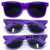 170PC Custom Sunglasses Personalized Bulk Party Favors Wedding Guests Logo Music Show Birthday Bachelorette Bridesmaid Gifts Garden 2024 Prom Customizable Glasses (Purple) view 1