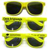 140PC Custom Sunglasses Personalized Bulk Party Favors Wedding Guests Logo Music Show Birthday Bachelorette Bridesmaid Gifts Garden 2024 Prom Customizable Glasses (Lemon) view 1
