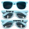 700PC Custom Sunglasses Personalized Bulk Party Favors Wedding Guests Logo Music Show Birthday Bachelorette Bridesmaid Gifts Garden 2024 Prom Customizable Glasses (Cyan) view 1