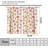 Cartoon Cute Mushroom Curtain Pink Yellow Country Hand Drawn Mushroom Plant Curtains for Kids Room Bedroom Living Room Decor 63" W X 63" L view 2