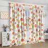 Cartoon Cute Mushroom Curtain Pink Yellow Country Hand Drawn Mushroom Plant Curtains for Kids Room Bedroom Living Room Decor 63" W X 63" L view 4