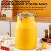 UPWONEA Sealed Milk Transport Tank, Stainless Steel Oil Barrel Soup Barrel, Portable Tea Can, Liquid Solid Storage Container, Fermentation Tank, Heavy Duty Suitable for Family Farms,Yellow 26l view 2
