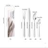 HIDEERPPY Silverware Set, 20-piece Stainless Steel Set Of Four-piece Simple Box Cutlery, Fork And Spoon Set, Home Flatware Set (Color : Silver, Size : 20Pcs) view 2