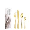 HIDEERPPY Silverware Set, 20-piece Stainless Steel Set Of Four-piece Simple Box Cutlery, Fork And Spoon Set, Home Flatware Set (Color : Silver, Size : 20Pcs) view 3