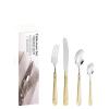 HIDEERPPY Silverware Set, 20-piece Stainless Steel Set Of Four-piece Simple Box Cutlery, Fork And Spoon Set, Home Flatware Set (Color : Silver, Size : 20Pcs) view 4