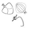 ALturn  Mixer Aid Attachment Parts Accessories Compatible for Kitchenaid 5 Quart Stand Mixer K5WW Wire Whip& 5K7SDH Dough Hook&Mixer Aid Paddle view 1