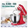 ALturn  Mixer Aid Attachment Parts Accessories Compatible for Kitchenaid 5 Quart Stand Mixer K5WW Wire Whip& 5K7SDH Dough Hook&Mixer Aid Paddle view 2