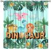 SENRUEGT Dinosaur Kids Curtains,Cute Dino Carton Funny Animal Boys Window Drapery Treatment for Bedroom Living Room,Forest Woodland Wildlife Curtains 52"" W X 84"" L view 1