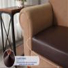 Huierxun 100% Waterproof PU Leather Couch Cushion Cover for 4 Seaters Soft Individual Replacement Sofa Seat Slipcover Patio Stretch Furniture Protector with Elastic Bottom(Dark Coffee,X-Large) view 3