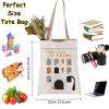 JNIAP TV Show Inspired Tote Bag True Crime Gift Cat Themed Gifts (Only Cats In Tote Bag) view 4