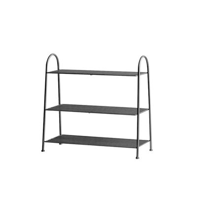BLPOTA Shoe Rack shoes organizer Shoe Rack Simple Wrought Iron Shoe Shelf Shoe Storage Rack, Used in Entryway Bedroom Living Room Shoe Cabinet Balcnoy Multi-layer Shoe Organizer shoes cabinet (B)