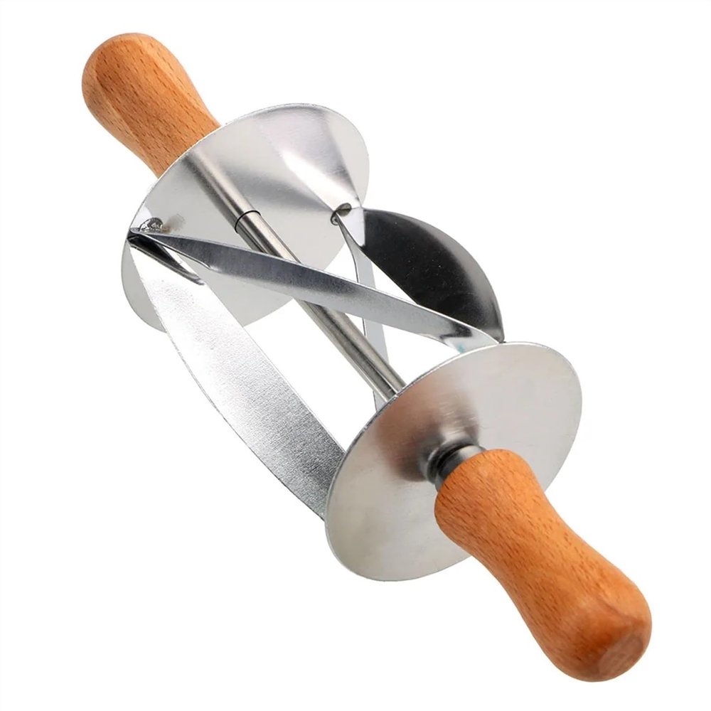 CCERQWZ for Making Croissant Bread Dough Pastry Rolling Cutter Baking Tool Stainless Steel