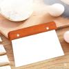 CCERQWZ Stainless Steel Hand Rolling Dough Cutting Knife Dough Flour Cutter Flat Knife Cream Spatula Baking Soap Cutting Knife (Size : 1 pcs) view 3