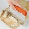 CCERQWZ Stainless Steel Hand Rolling Dough Cutting Knife Dough Flour Cutter Flat Knife Cream Spatula Baking Soap Cutting Knife (Size : 1 pcs) view 4