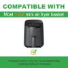 Small Air Fryer Liners Disposable Compatible with COSORI 2.1 Qt Air Fryer, 130 PCS Mini Air Fryer Liners Parchment Paper Baking Sheet for COSORI 2.1 Qt Accessories view 3
