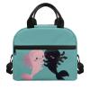 ZOUTAIRONG Axolotl Friend Lunch Bag Portable Lunch Box with Shoulder Strap Sea Dog Paraphernalia Lunch Container Reusable Thermal Insulation Meal Tote with Pocket Small Itemsfor Kids 5-7/8-9 Years Old view 1