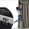 TZUFA Curtain Rail 1-6m Ceiling Curtain Track, Aluminium Room Divider Curtain Rods, Curtain Poles Ceiling Or Wall Mount, with Silent Rollers (Color : Pink-B, Size : 3m(2 * 1.5m)) view 4