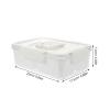 VOSAREA Compact Spice Organizer Box Design Divided Condiment Holder for Kitchen and Camping Reusable Plastic Seasoning Container Space-saving Storage view 4