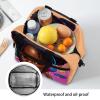 ZOUTAIRONG American Afro Girls Lunch Bag Black Lunch Tote Bag Organizefor Boys Girls Insulated Lunch Box Grease Proofing Water Proof Meal Tote Light Weight for Gifts Kids 5-7/8-9 Years Old view 4