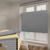 HOTSOON No Drill No Tools Blackout Cellular Shades Top Down Bottom Up Cordless Window Blinds Easy to Install Honeycomb Blinds for Indoor Windows,Bedroom,Blackout Light Gray,37" W x 44" H view 1