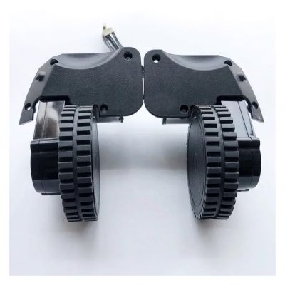 GGGLHAHR Robot Vacuum Cleaner Left and Right Wheels Motor Assembly,Compatible for Kyvol D3/E20/E31 Robotic Vacuum Cleaner Parts Accessories Wheel Motor Replacement (Color : Left and Right Wheel)